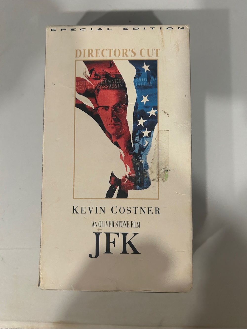 JFK Director's Cut Special Edition VHS – Kevin Costner (White)